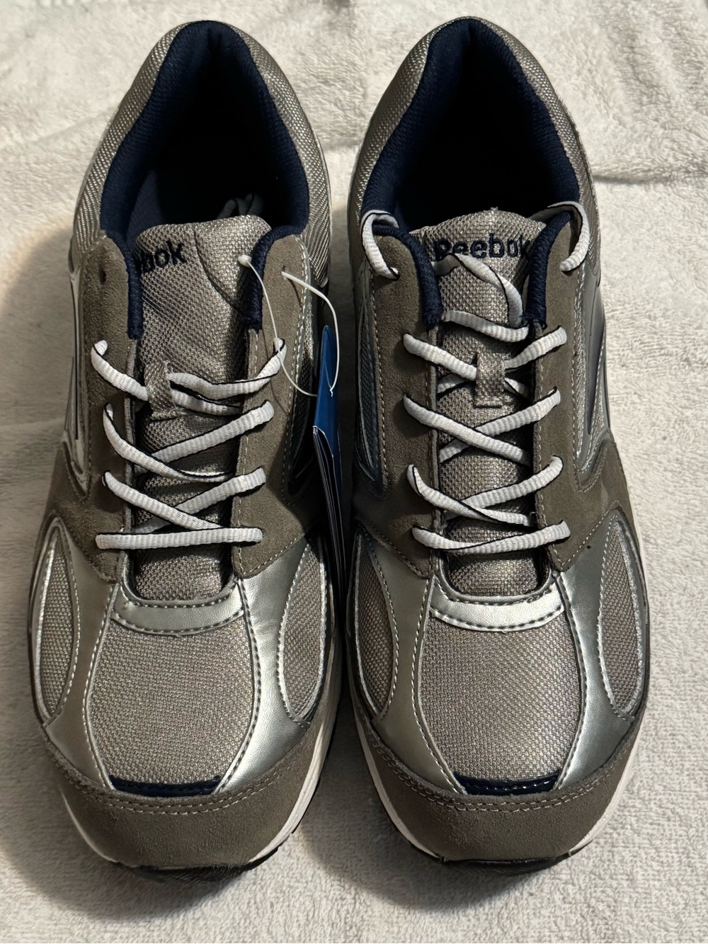 Reebok RB4896 men’s shoes senexis classic oxford grey comp toe size 10.5W